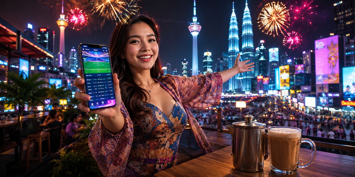 Pemain mengakses permainan popular kasino melalui telefon di Kuala Lumpur