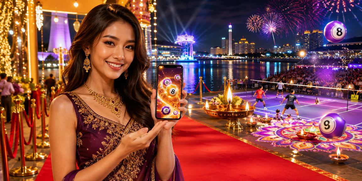 Antara muka loteri digital Malaysia dalam talian dengan paparan nombor